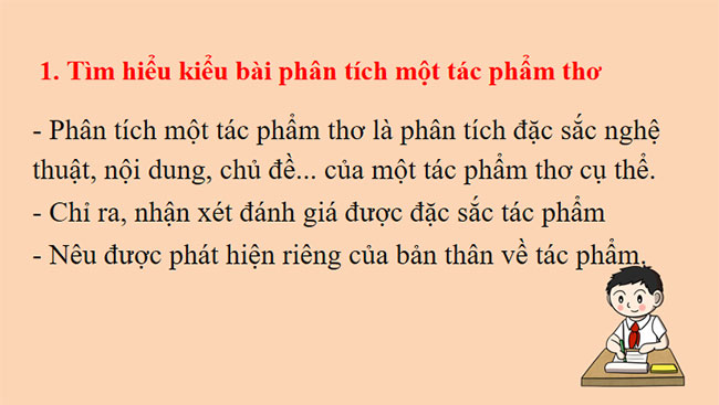 Viết phân tích một tác phẩm thơ