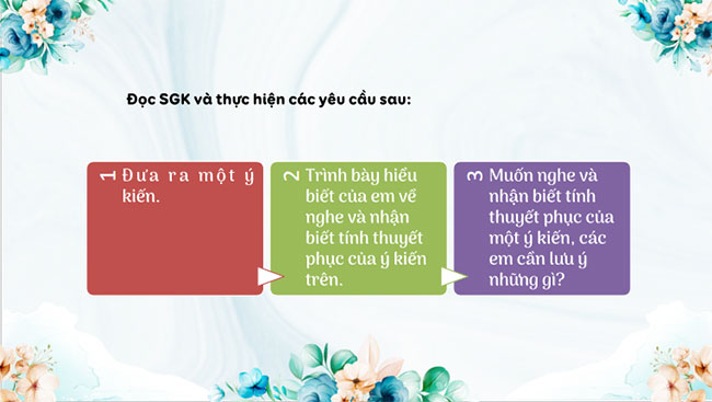 Nghe và nhận biết tính thuyết phục của một ý kiến