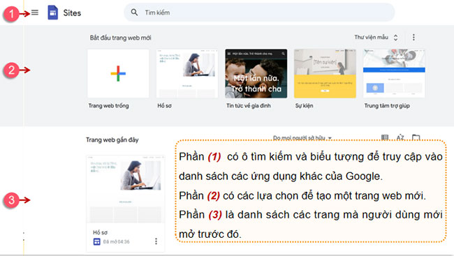 Xây dựng phần đầu trang web