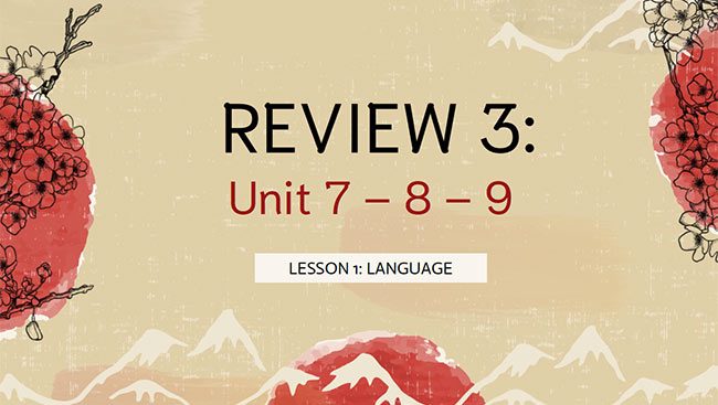 PowerPoint Tiếng Anh 6 Review 3: Language