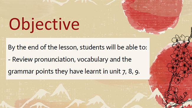 PowerPoint Tiếng Anh 6 Review 3: Language