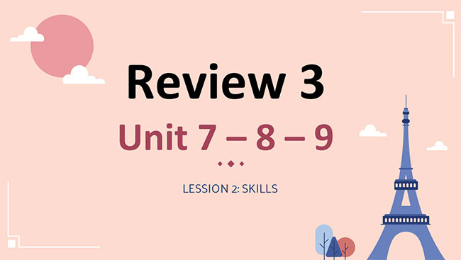 PowerPoint Tiếng Anh 6 Review 3: Skills