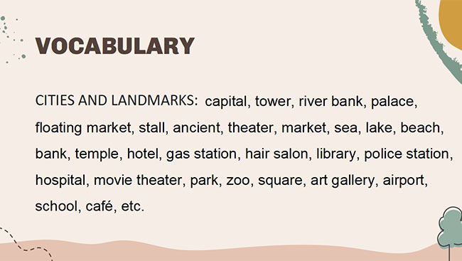 PowerPoint Tiếng Anh 6 Unit 9: Looking Back