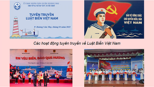 Thực hành Viết và trình bày báo cáo tuyên truyền về bảo vệ chủ quyền biển đảo của Việt Nam