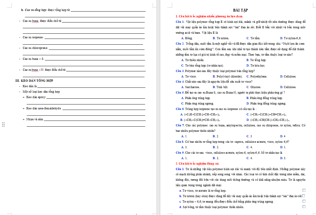  ghi bài Hóa học 12 Chân trời sáng tạo 