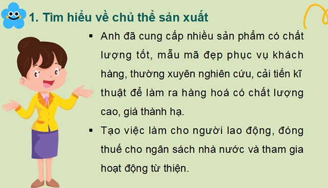 Các chủ thể của nền kinh tế