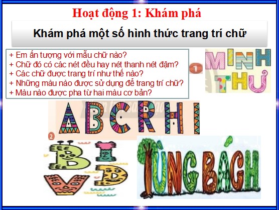 Giáo án PowerPoint Mĩ thuật 3 sách Chân trời sáng tạo