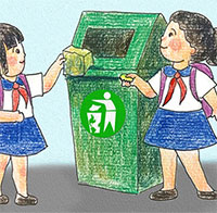 Giáo án Sinh hoạt dưới cờ lớp 3 Văn nghệ về chủ đề Bảo vệ môi trường tuần 24