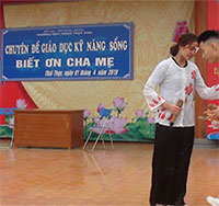 Giáo án Sinh hoạt dưới cờ lớp 3 Giao lưu với cha mẹ học sinh tuần 28