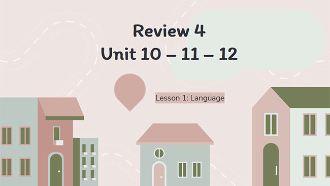 PowerPoint Tiếng Anh 6 Review 4: Language