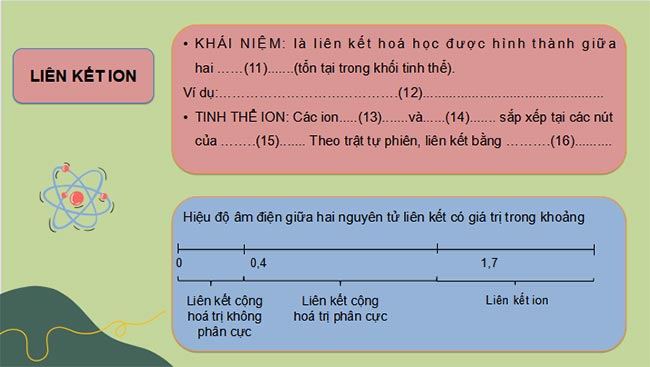 Giáo án PowerPoint Hóa học 10 Bài 14