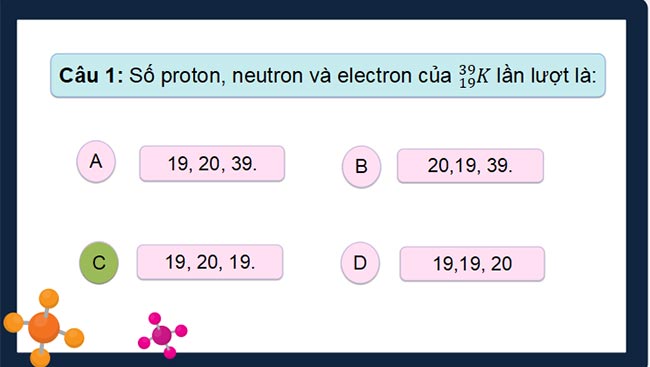Giáo án PowerPoint Hóa học 10 Bài 4