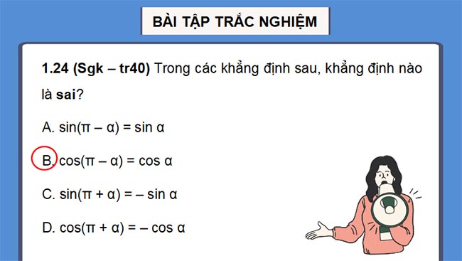PowerPoint Toán 11 Bài tập cuối chương 1
