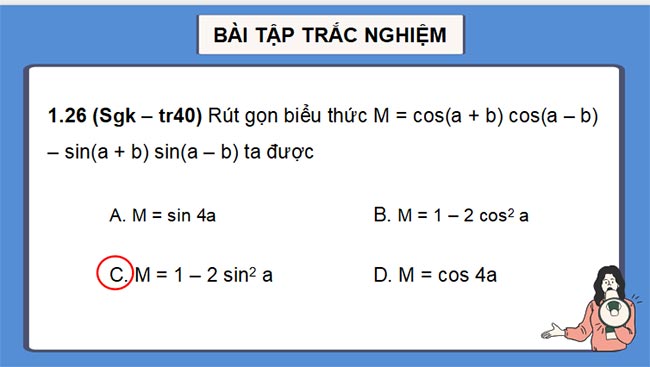 PowerPoint Toán 11 Bài tập cuối chương 1