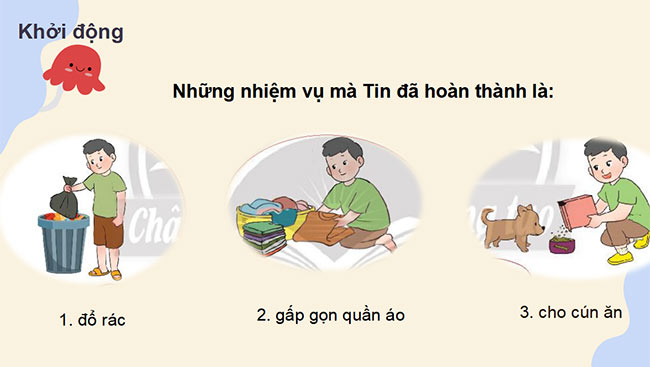 PowerPoint Đạo đức 3 Bài 4: Tích cực hoàn thành nhiệm vụ ở nhà