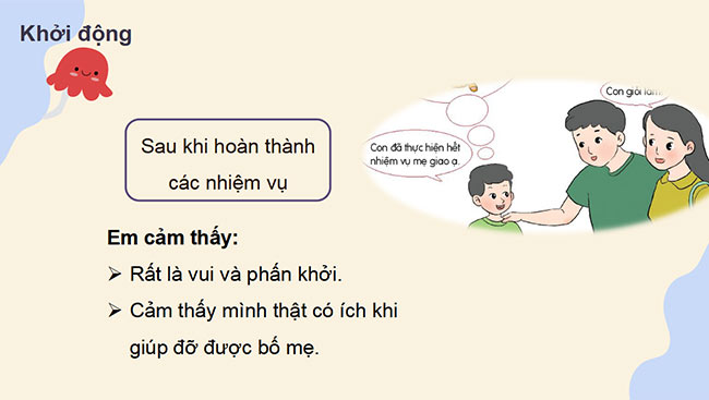 PowerPoint Đạo đức 3 Bài 4: Tích cực hoàn thành nhiệm vụ ở nhà