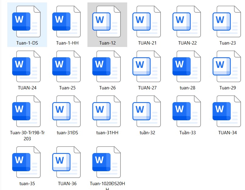 Bài tập trắc nghiệm Toán 9 theo tuần