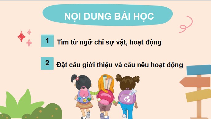 PowerPoint Tiếng Việt 3 Bài 2 Luyện tập: Từ chỉ sự vật, hoạt động
