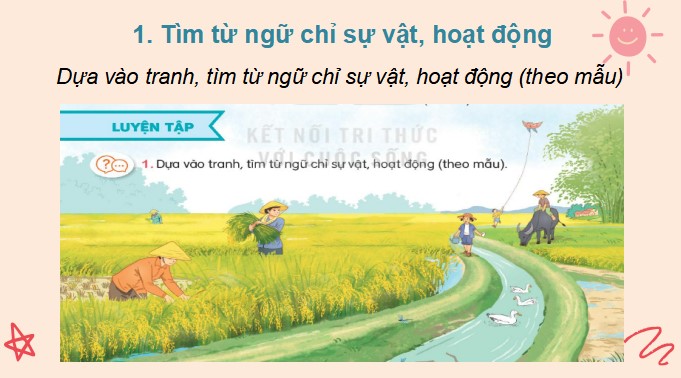 PowerPoint Tiếng Việt 3 Bài 2 Luyện tập: Từ chỉ sự vật, hoạt động