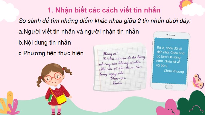 PowerPoint Tiếng Việt 3 Bài 2: Viết tin nhắn