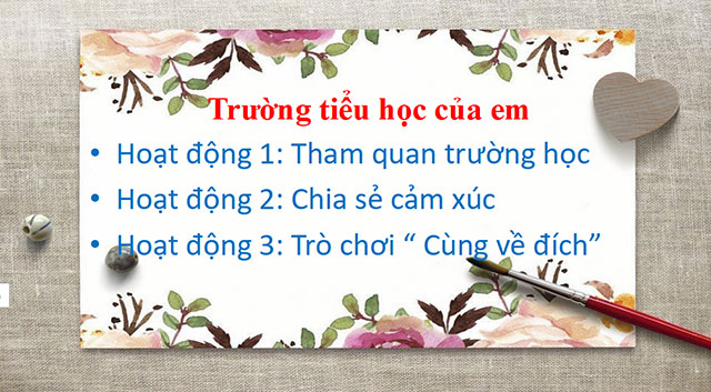 Giáo án PowerPoint Hoạt động trải nghiệm lớp 1 sách Cánh diều