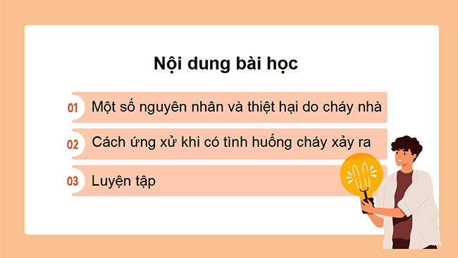 PowerPoint Tự nhiên và xã hội 3 Phòng tránh hỏa hoạn khi ở nhà