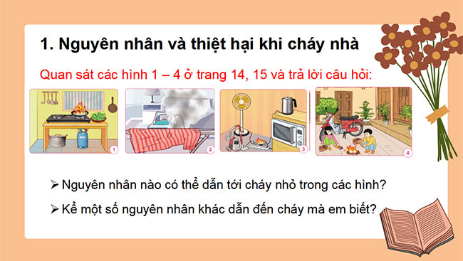 PowerPoint Tự nhiên và xã hội 3 Phòng tránh hỏa hoạn khi ở nhà