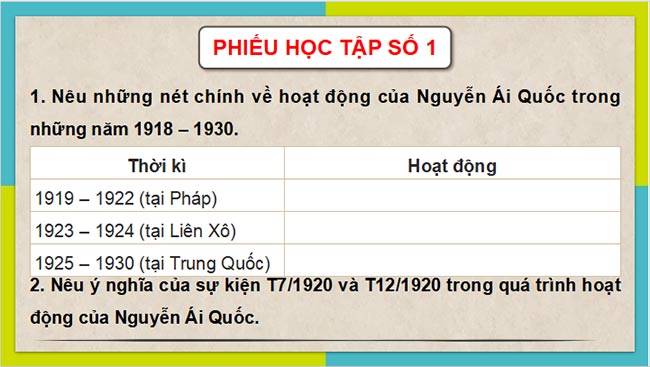 Giáo án PowerPoint Lịch sử 9 Bài 6 Kết nối tri thức