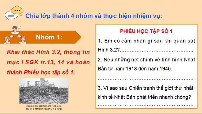 Giáo án Lịch sử 9 Bài 3: Châu Á từ năm 1918 đến năm 1945