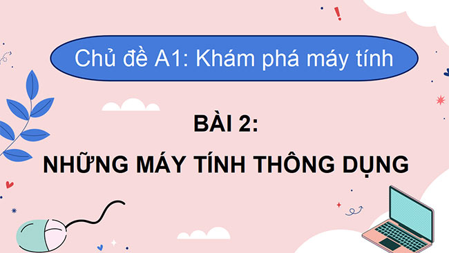 PowerPoint Những máy tính thông dụng