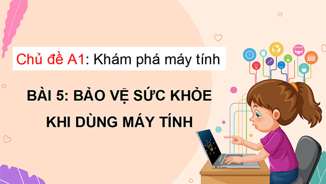 PowerPoint Bảo vệ sức khỏe khi dùng máy tính