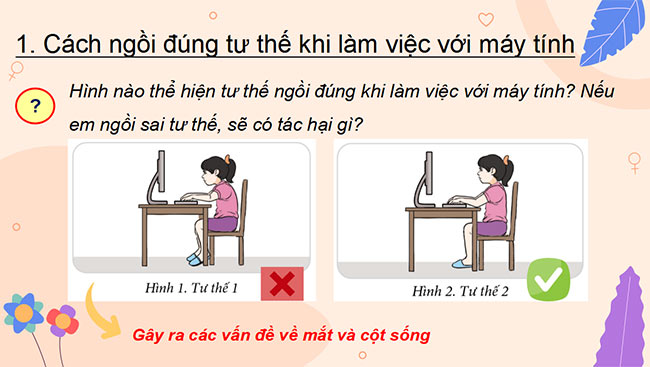 PowerPoint Bảo vệ sức khỏe khi dùng máy tính