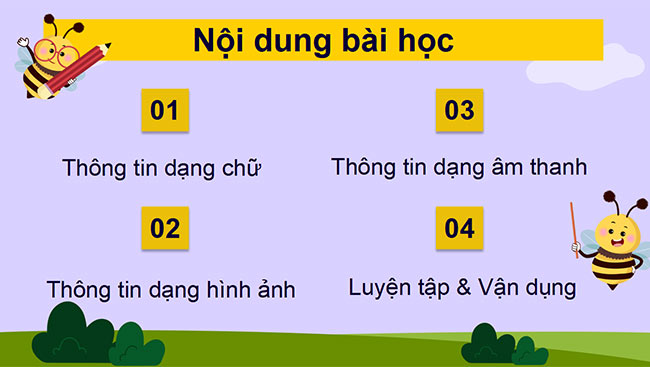PowerPoint Các dạng thông tin thường gặp