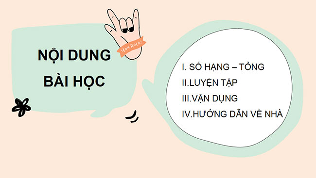 PowerPoint Số hạng - tổng
