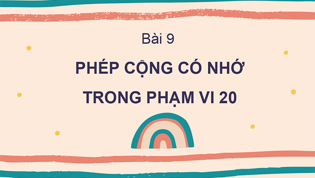PowerPoint Phép cộng (có nhớ) trong phạm vi 20