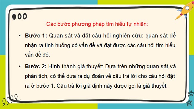 Phương pháp và kĩ năng học tập môn Khoa học tự nhiên