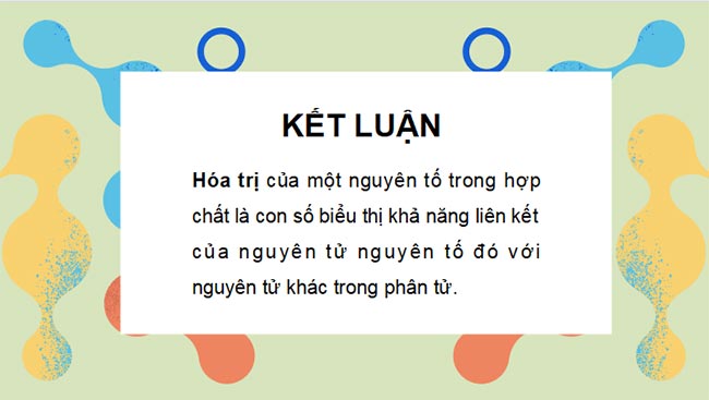 Hóa trị và công thức hóa học