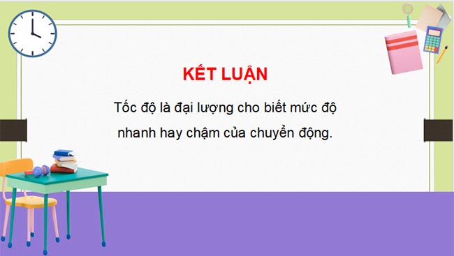 Tốc độ chuyển động