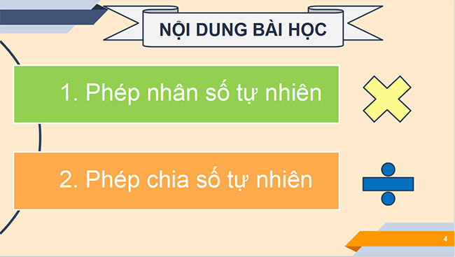 PowerPoint Toán 6 Bài 5: Phép nhân và phép chia số tự nhiên