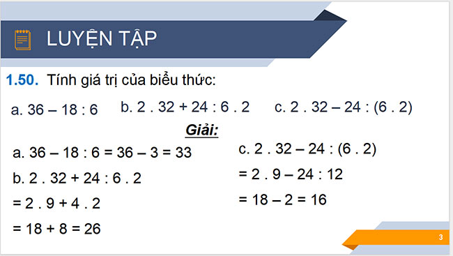 PowerPoint Toán 6 Luyện tập chung trang 27