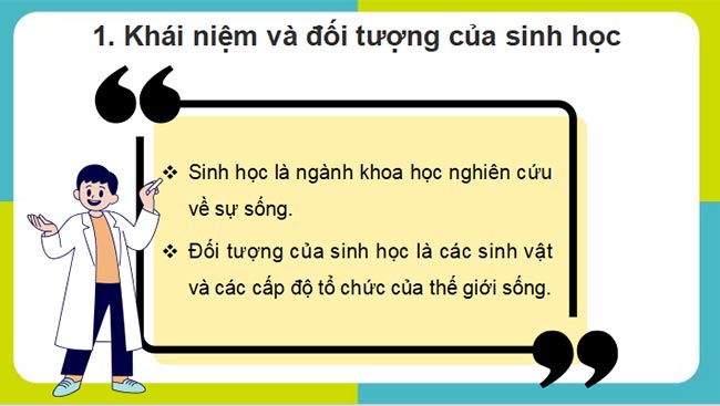 PowerPoint Sinh học 10 Kết nối tri thức Bài 1