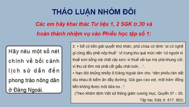 Giáo án PowerPoint Lịch sử 8 Kết nối tri thức Bài 7