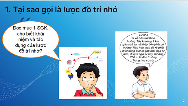 PowerPoint Địa lí 6 Bài 3: Lược đồ trí nhớ