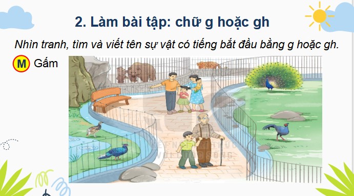 PowerPoint Viết: Cánh rừng trong nắng