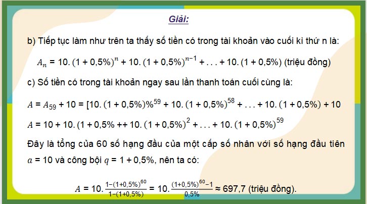 Một vài áp dụng của toán học trong tài chính 