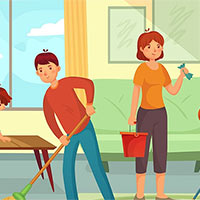 PowerPoint Tự nhiên và xã hội 2 Bài 4: Giữ sạch nhà ở