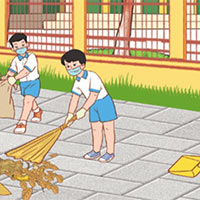 PowerPoint Tự nhiên và xã hội 2 Bài 9: Giữ vệ sinh trường học