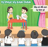 Giáo án Sinh hoạt dưới cờ lớp 2: Em tự làm lấy việc của mình
