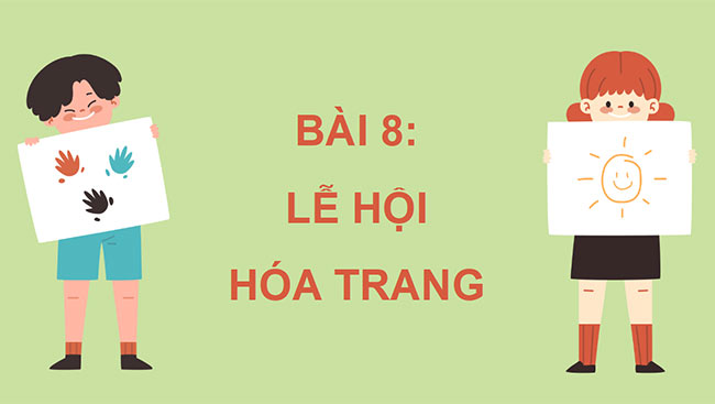 PowerPoint Mĩ thuật 5 Bài 8: Lễ hội hóa trang