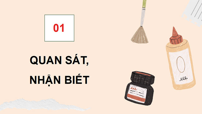 PowerPoint Mĩ thuật 5 Bài ôn tập: Cùng nhau ôn tập học kì 1